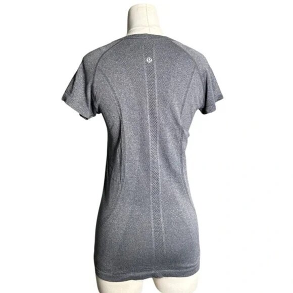 Lululemon Swiftly Tech Short Sleeve Crew Heathered Slate - Picture 6 of 8